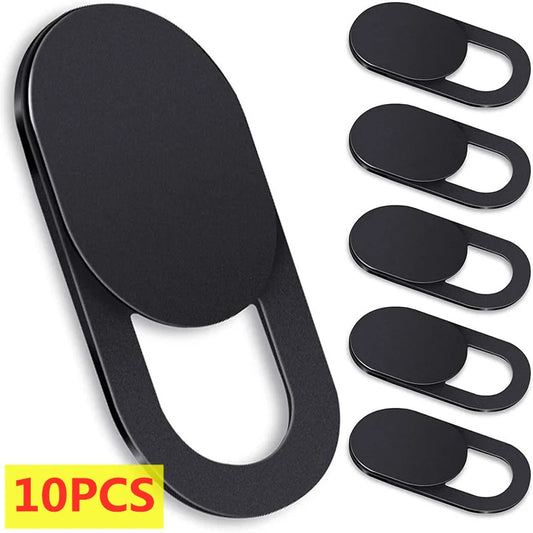 Webcam Cover Shutter Magnet Slider Plastic Camera Cover for Ipad Tablet Web Laptop Pc Camera Mobile Phone Lenses Privacy Sticker
