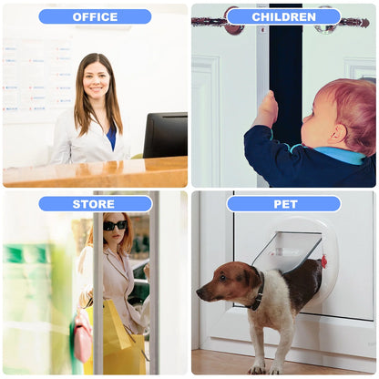 Door Chime, Wireless Door Alarm Sensor with 600Ft Range 58 Chimes Adjustable Volume Mute Mode LED Indicators,