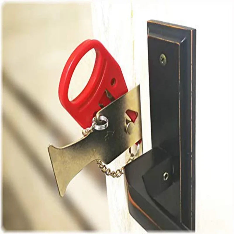 Portable Door Lock for Travel Safety Latch Metal Lock Home Room Hotel Accommodation Door anti Theft Security Lock